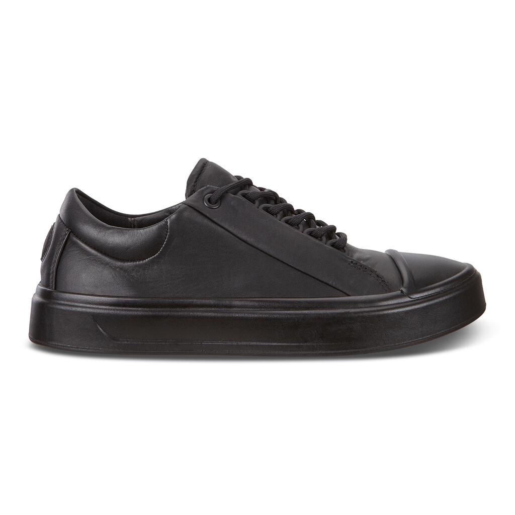 Ecco Flexure T-Cap Womens Sneakers In Black Online - India KMU-752946